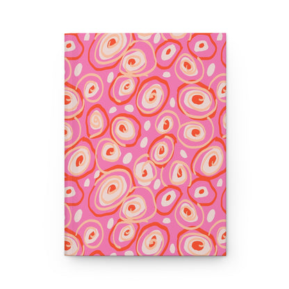 Rosy Floral Vibes  | Hardcover Journal - Durable Quality Notebook