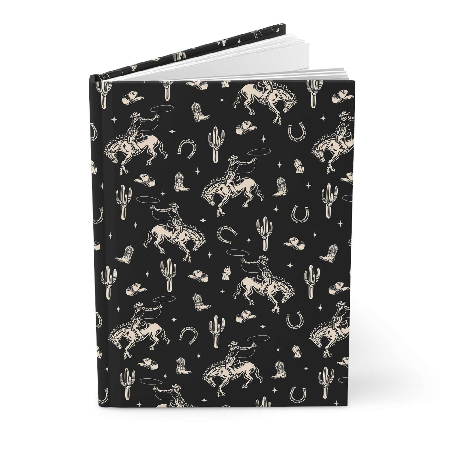 Midnight Western Cowboy | Hardcover Journal - Durable Quality Notebook