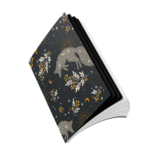 Cosmic Fox Under Starry Skies Astrology | Softcover Premium Journal Notebook