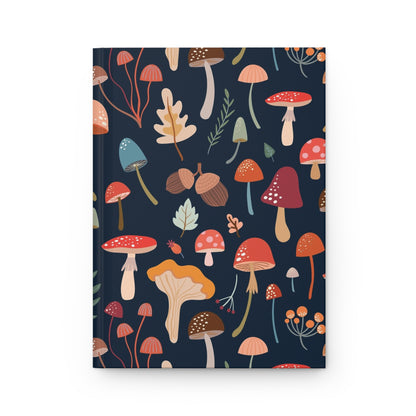 Forest Whimsy Mushroom Kingdom  | Hardcover Journal - Durable Quality Notebook