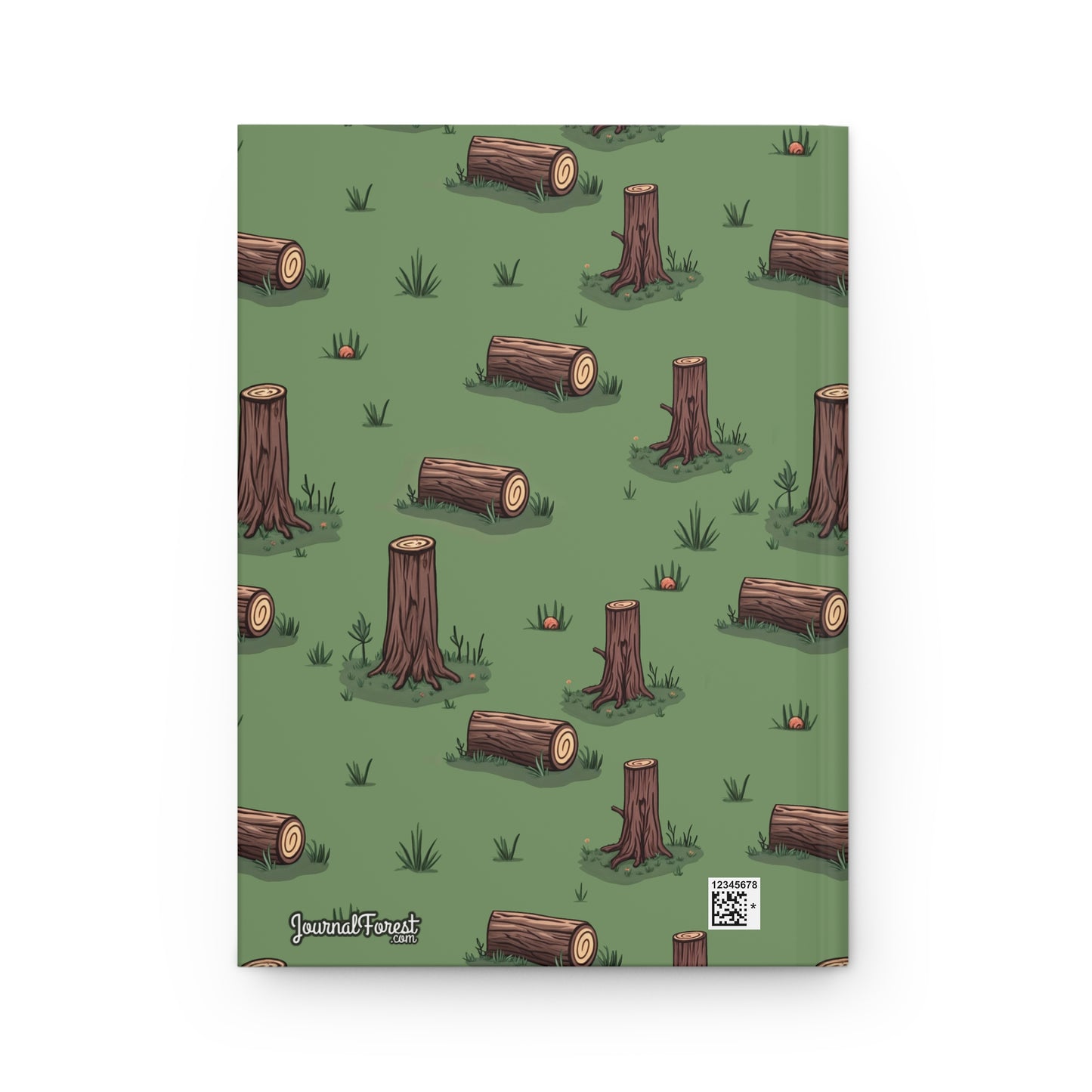 Lumberjack’s Path Pattern  | Premium | Hardcover Journal Matte