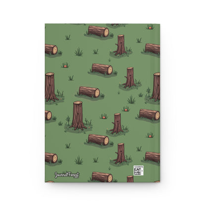 Lumberjack’s Path Pattern  | Premium | Hardcover Journal Matte