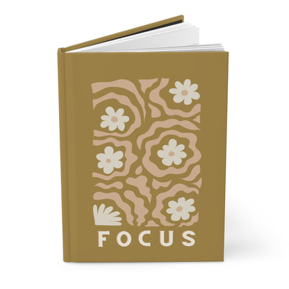 Focus Collection - Vintage Floral Stamp | Premium | Hardcover Journal Matte