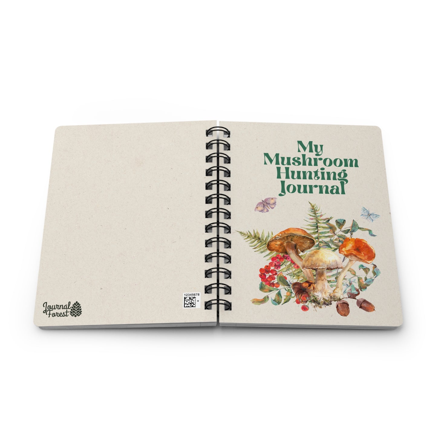 My Mushroom Hunting Journal | Spiral Bound Journal | Made In The USA