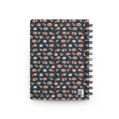 Sushi Nights Pattern | Spiral Bound Journal | Made In The USA