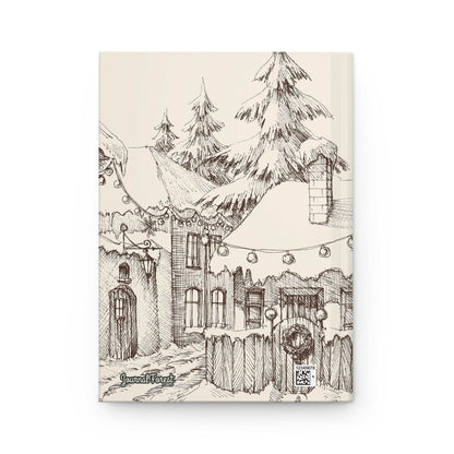 Snowy Whimsy  | Premium | Hardcover Journal - Durable Quality Notebook