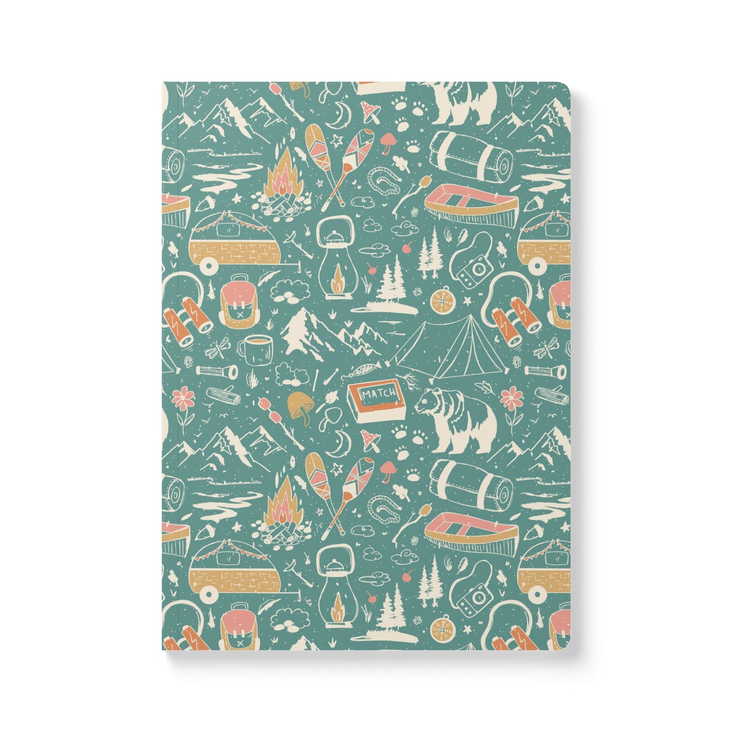 Wilderness Camping Adventure  | Softcover Premium Journal Notebook