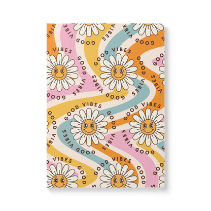 Blooming Vibes: Good Vibes | Softcover Premium Journal Notebook