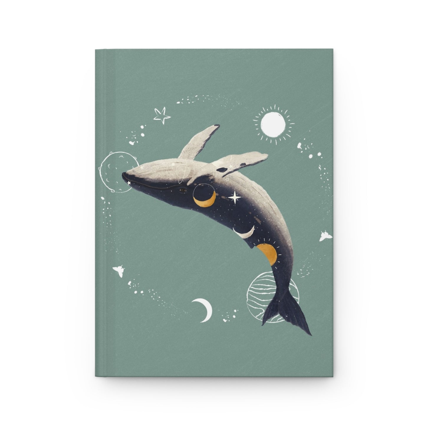 Celestial Whale  | Hardcover Journal - Durable Quality Notebook