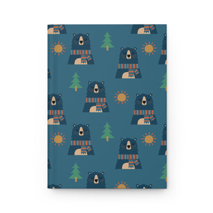 Tranquil Bear in the Woods   | Premium | Hardcover Journal Matte