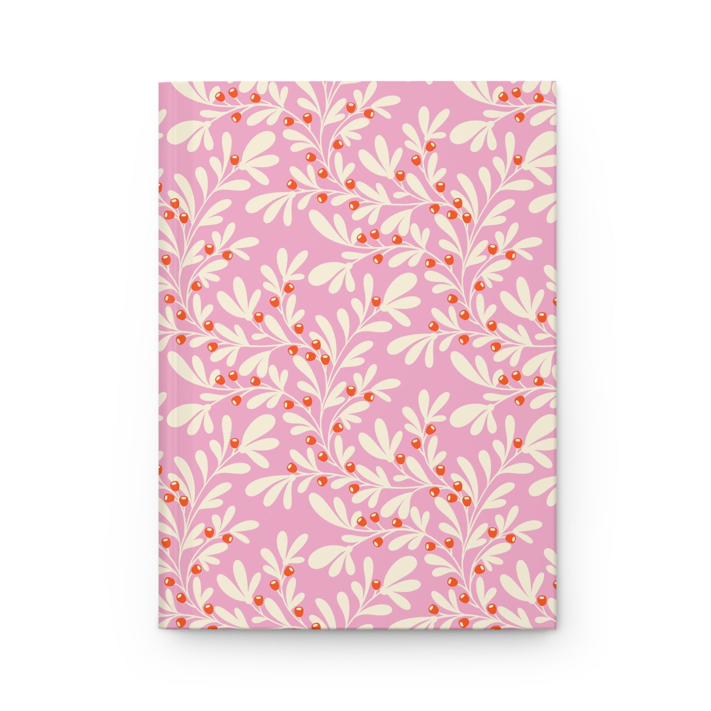 Pink Winterberry Bliss  | Hardcover Journal - Durable Quality Notebook