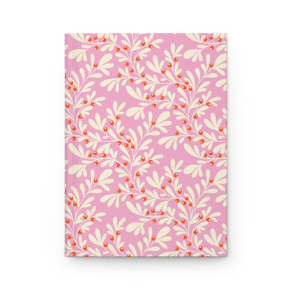 Pink Winterberry Bliss  | Hardcover Journal - Durable Quality Notebook