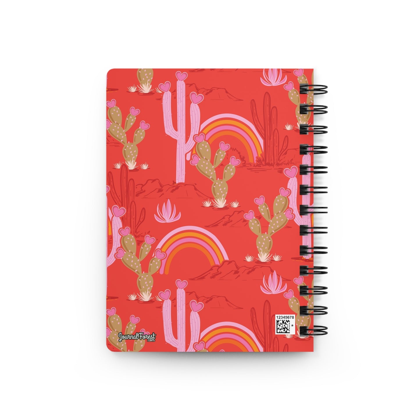 Vibrant Desert Rainbow Notebook  | Spiral Bound Journal | Made In The USA