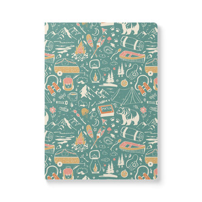 Wilderness Camping Adventure  | Softcover Premium Journal Notebook