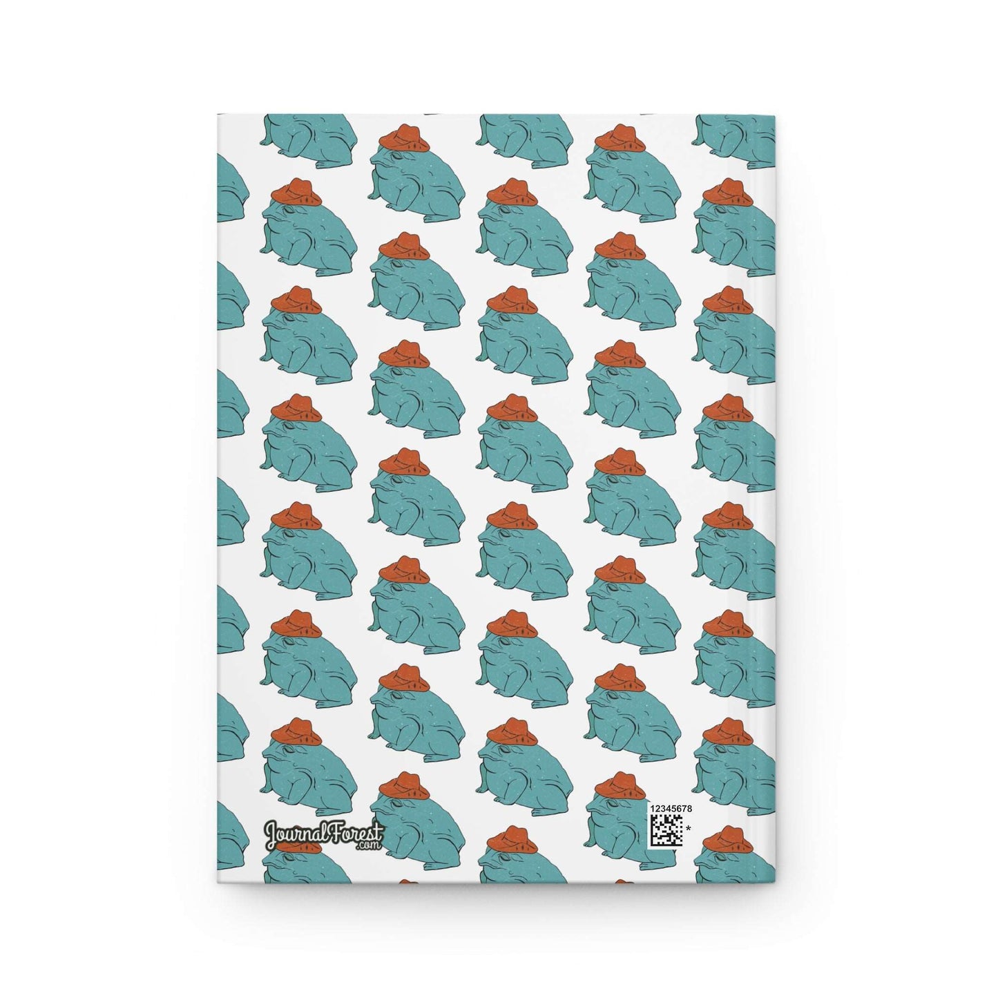 Cowboy Toad Pattern | Hardcover Journal - Durable Quality Notebook