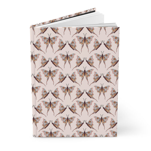 Boho Chic Butterfly Aura | Premium | Hardcover Journal Matte