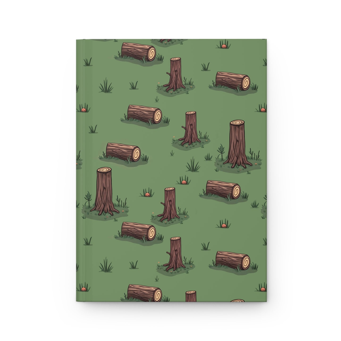 Lumberjack’s Path Pattern  | Premium | Hardcover Journal Matte