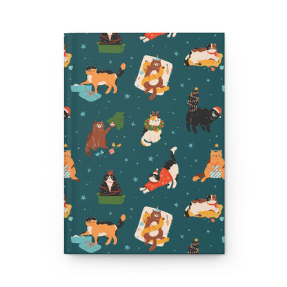 Merry Cat-astrophe  | Hardcover Journal - Durable Quality Notebook