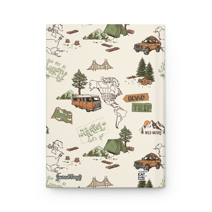 Wanderlust Adventures  | Hardcover Journal - Durable Quality Notebook