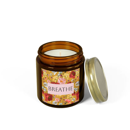 Breathe: A Candle to Inspire Calm and Balance | Scented Candle, Coconut Apricot Wax (4oz, 9oz)