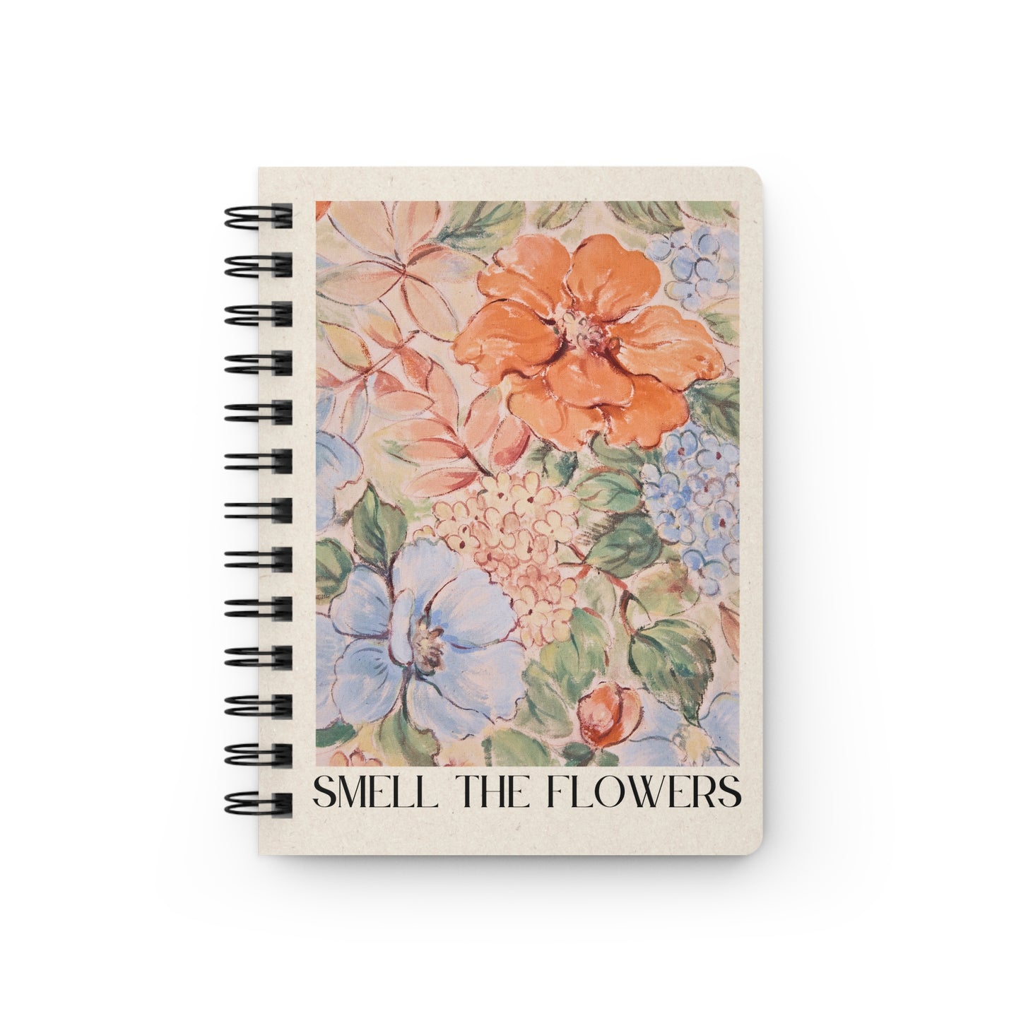 Smell The Flowers | Spiral Bound Journal | Made In The USA