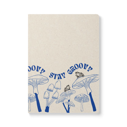 Stay Groovy Mushroom | Softcover Premium Journal Notebook