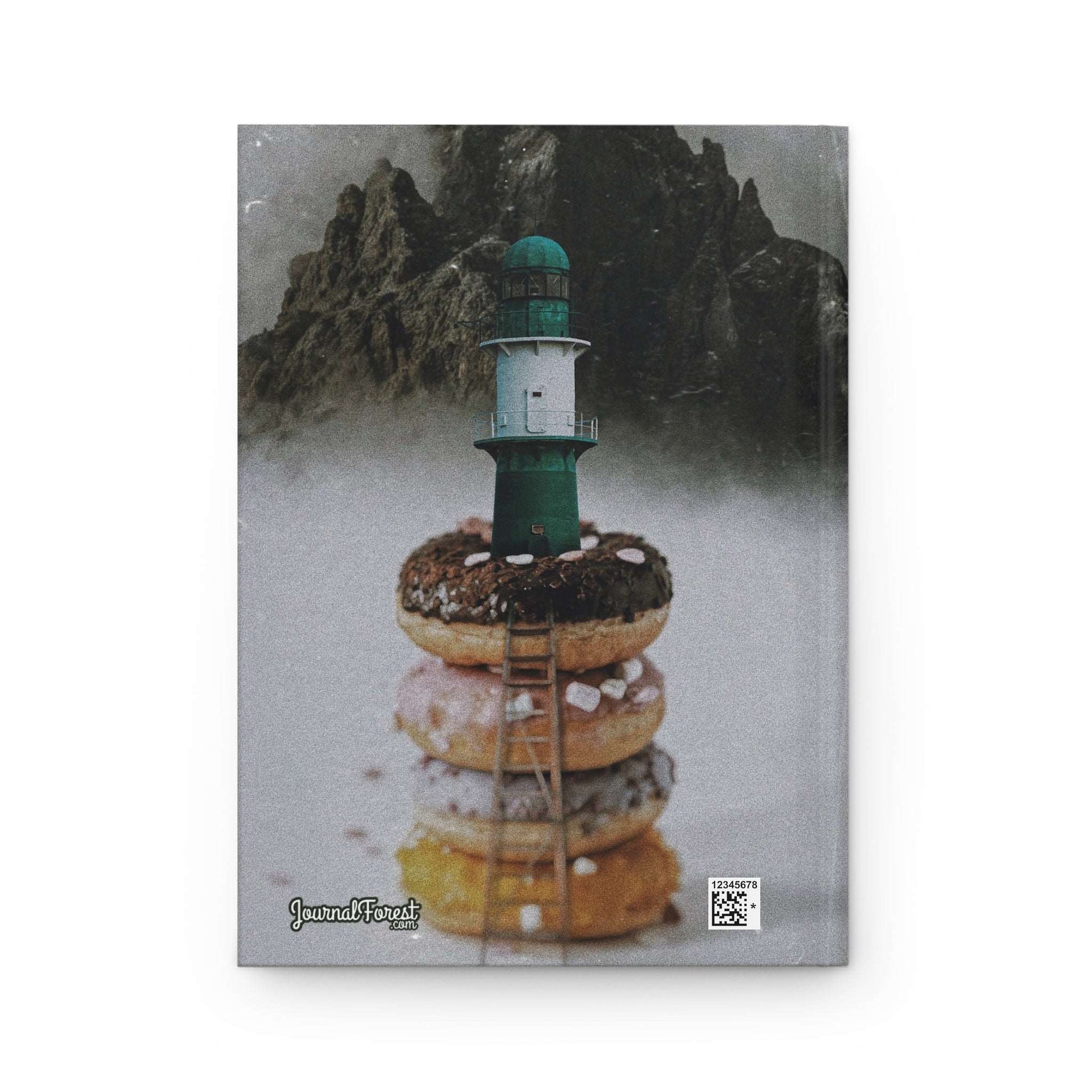 Donut Land Lighthouse | Hardcover Journal - Durable Quality Notebook