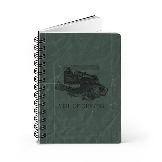 Veil of Origins - Vintage Fish | Spiral Bound Journal | Made In The USA