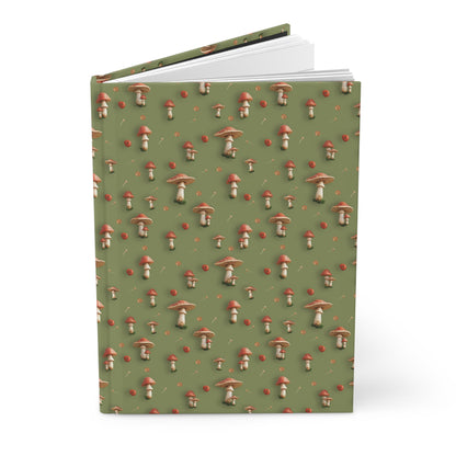 Mushroom & Tomato Garden | Premium | Hardcover Journal Matte