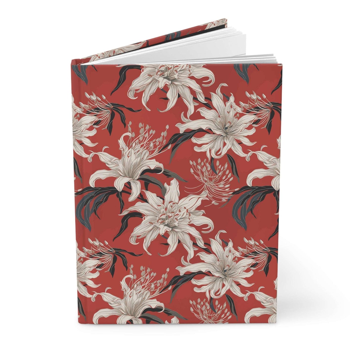 Crimson Lily  | Hardcover Journal - Durable Quality Notebook