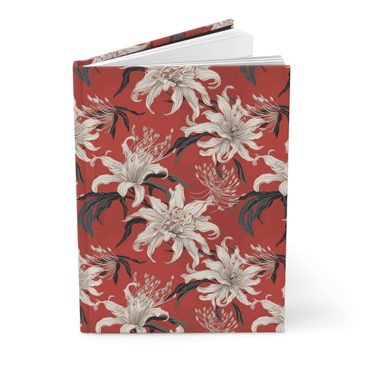 Crimson Lily  | Hardcover Journal - Durable Quality Notebook