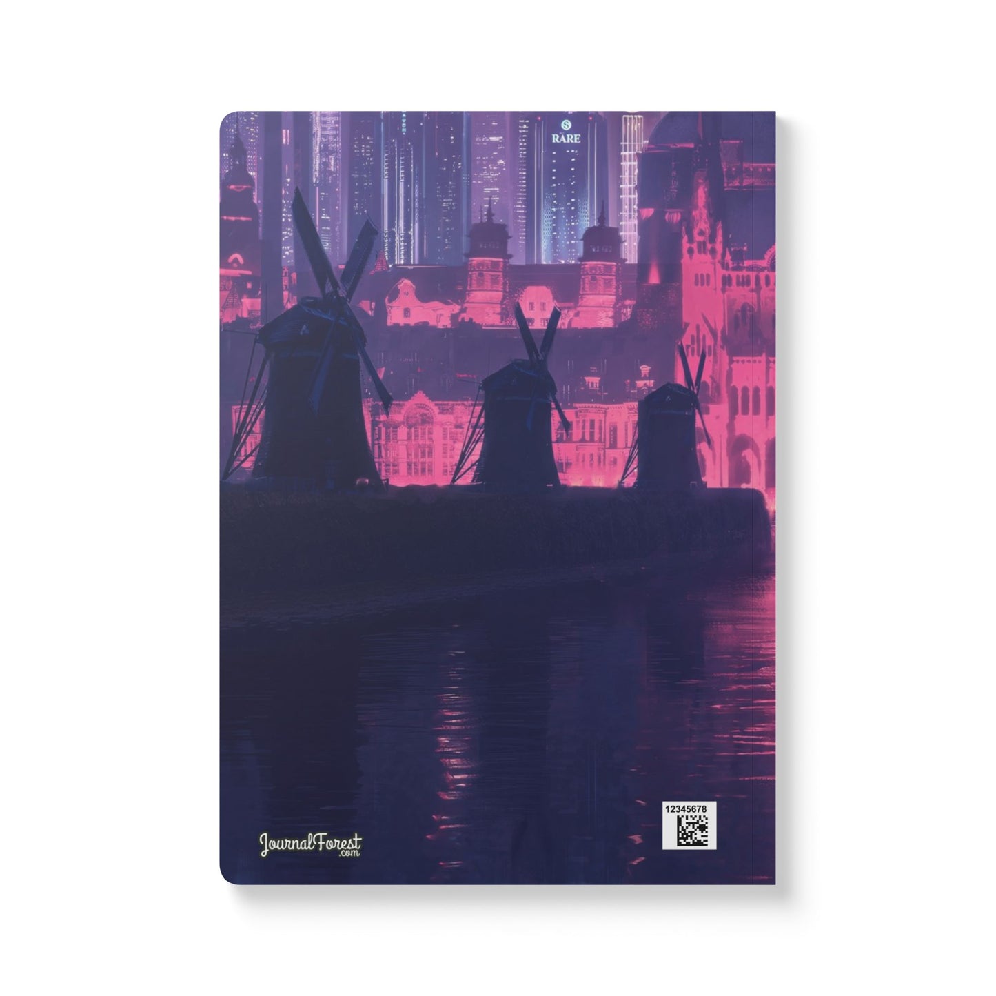 Anime Dreams: Neon Nights & Cyber Strings | Softcover Premium Journal Notebook