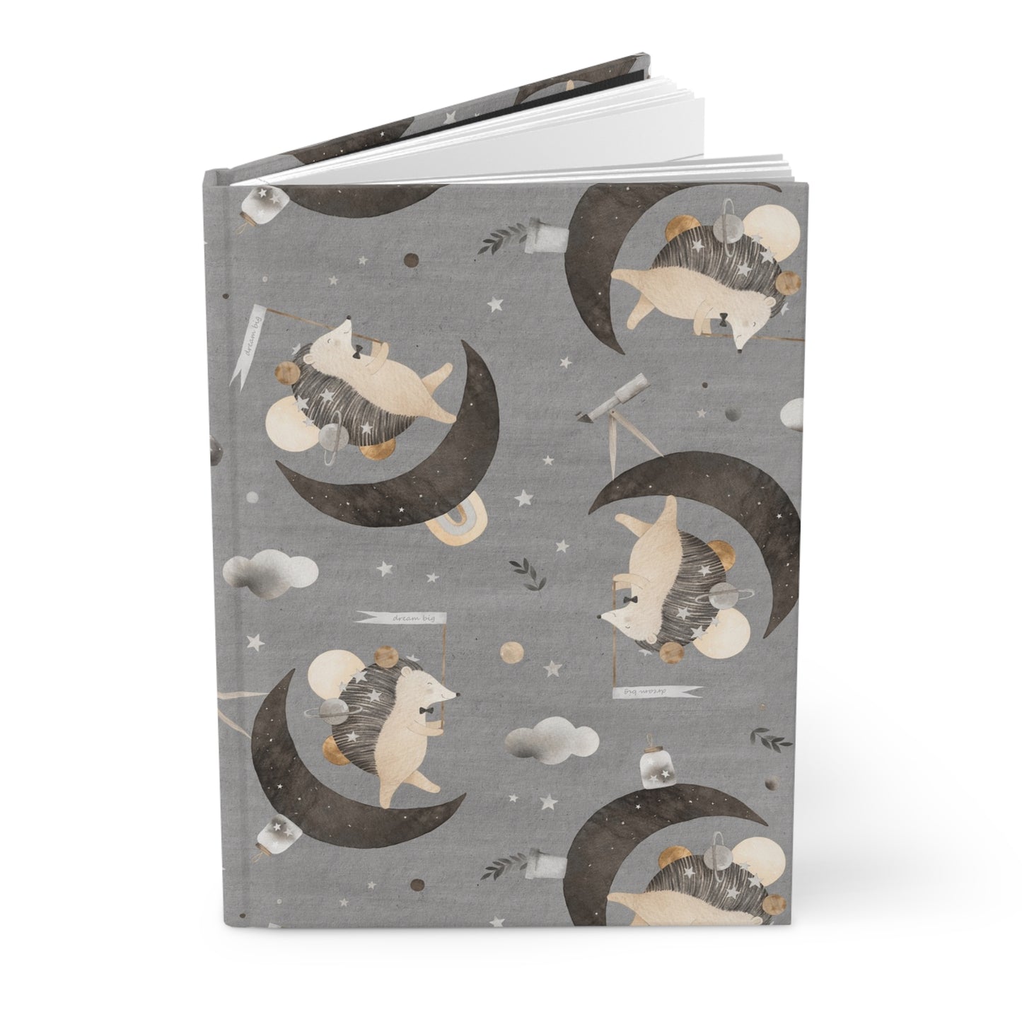 Moonwalker Hedgehog: Cosmic Journey   | Premium | Hardcover Journal Matte