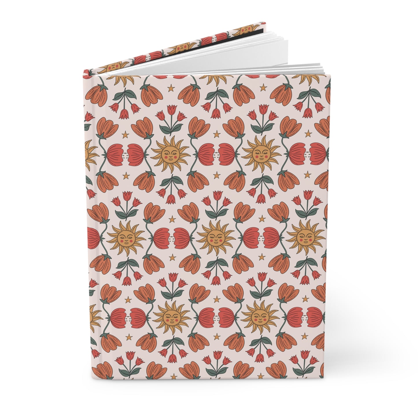 Boho Chic Blooming Spring Sunbeam | Premium | Hardcover Journal Matte