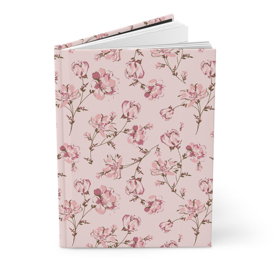 Petal Pink Garden  | Premium | Hardcover Journal Matte