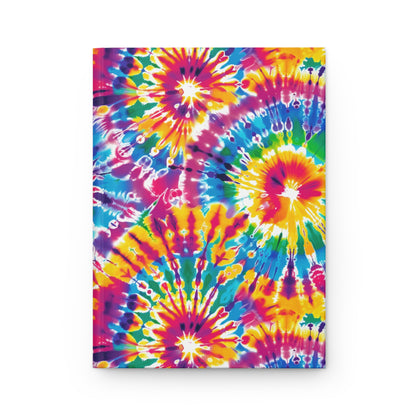 Vibrant Spiral Tie-Dye  | Hardcover Journal - Durable Quality Notebook