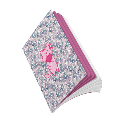 The Floral Cat of Love | Softcover Premium Journal Notebook