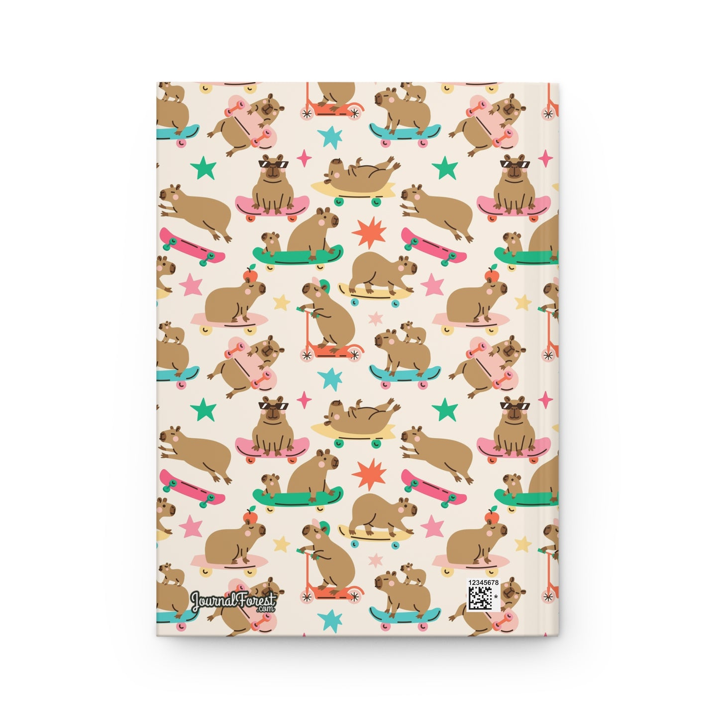 Skateboarding Capybara Crew | Hardcover Journal - Durable Quality Notebook