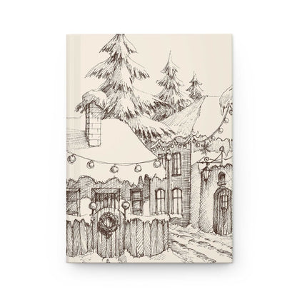 Snowy Whimsy  | Premium | Hardcover Journal - Durable Quality Notebook