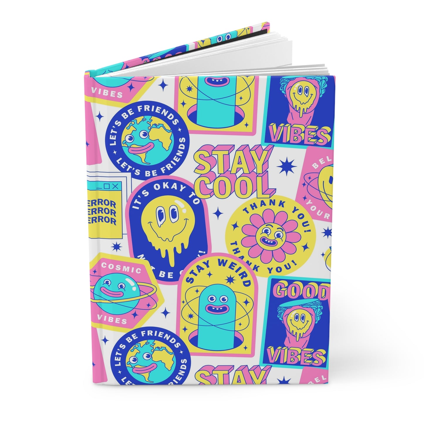 Stay Funky Stay Cool  | Hardcover Journal - Durable Quality Notebook