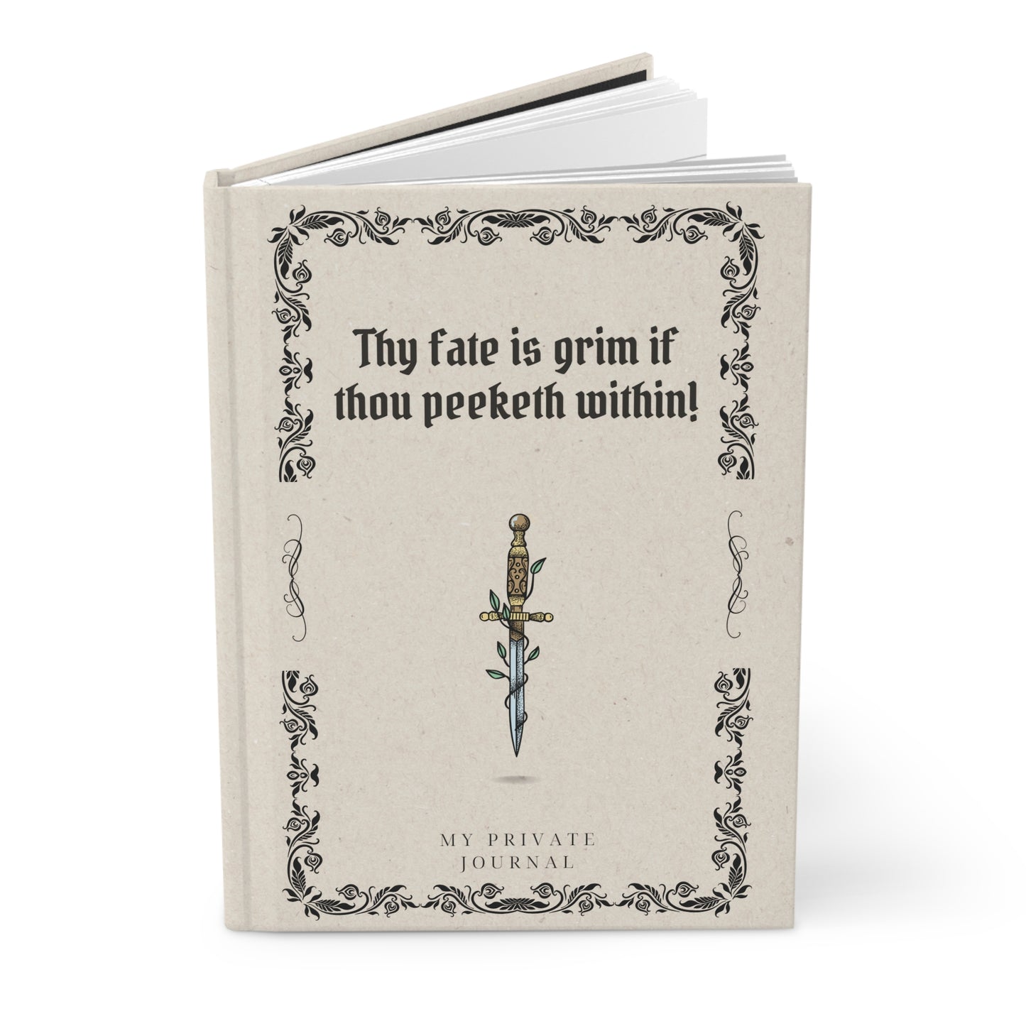 Thy Fate is Grim: My Private Journal | Premium | Hardcover Journal Matte