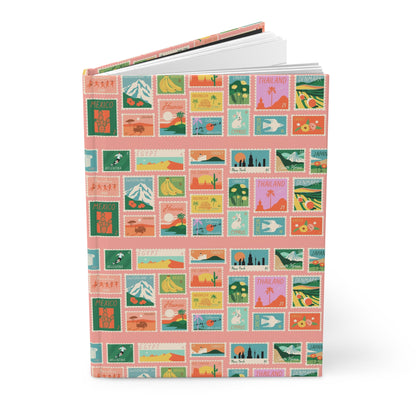 Global Travel Post  | Hardcover Journal - Durable Quality Notebook