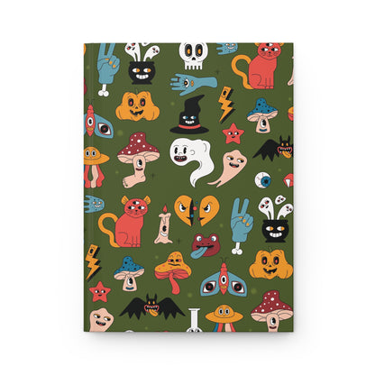 [ADULT] Mystical Mushrooms & Magic Hands | Premium | Hardcover Journal Matte