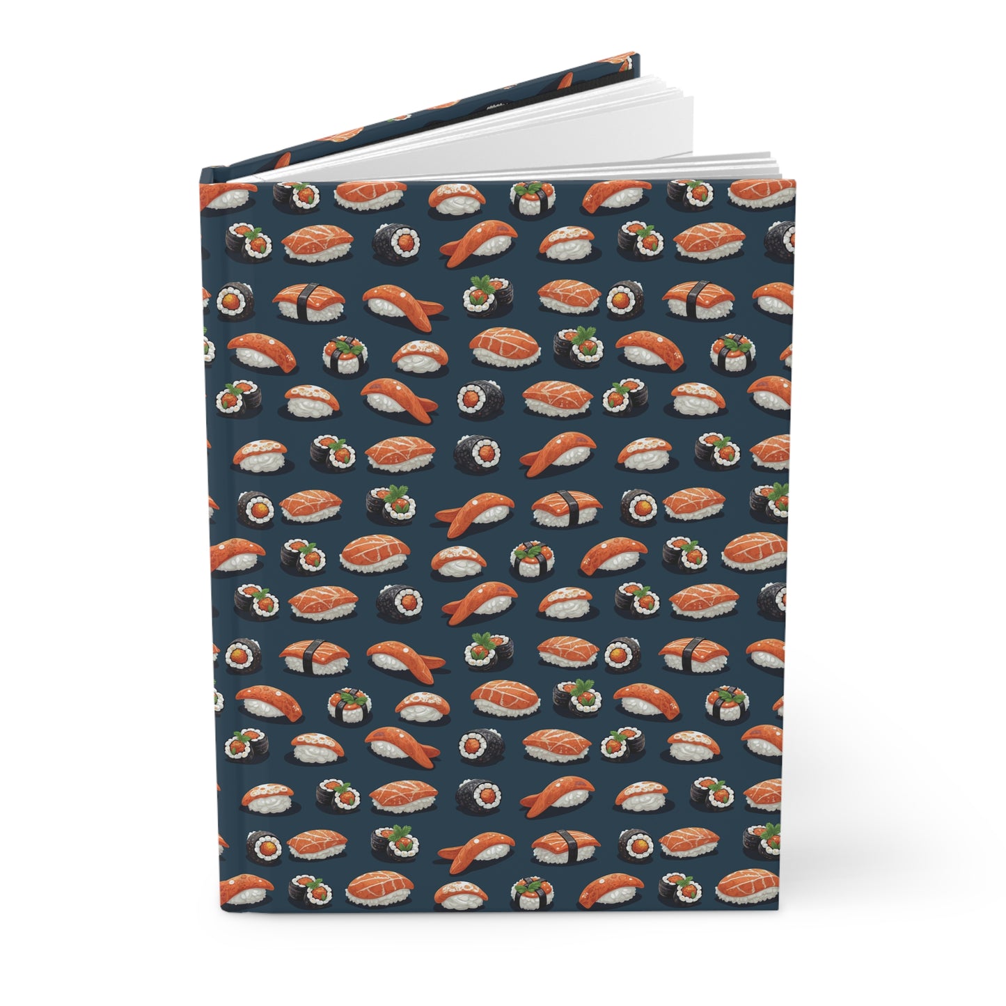 Sushi Nights Pattern Notebook | Premium | Hardcover Journal Matte