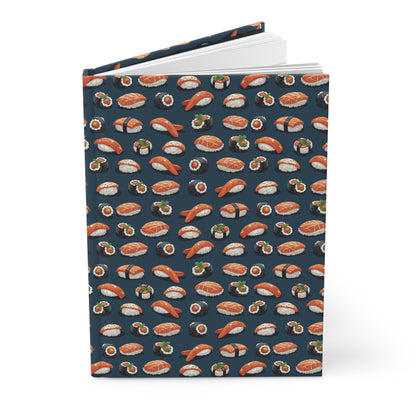 Sushi Nights Pattern Notebook | Premium | Hardcover Journal Matte