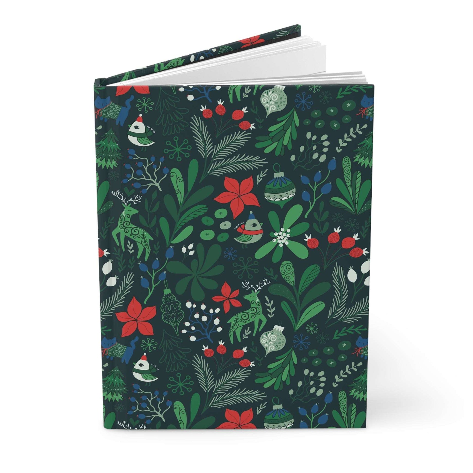 Festive Garden | Premium | Hardcover Journal - Durable Quality Notebook