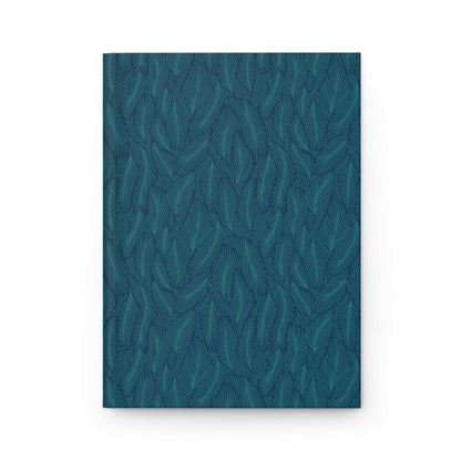 Blue Fern Whispers | Premium | Hardcover Journal - Durable Quality Notebook