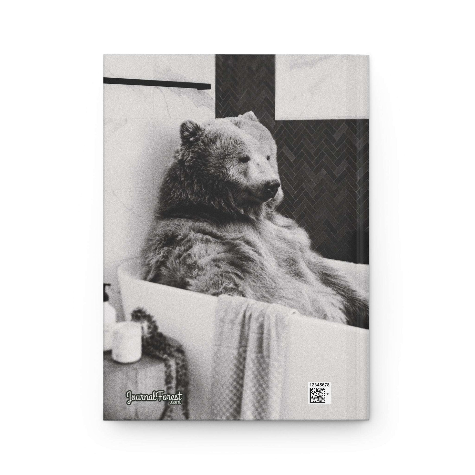 The Bear's Spa Retreat | Hardcover Journal - Durable Quality Notebook