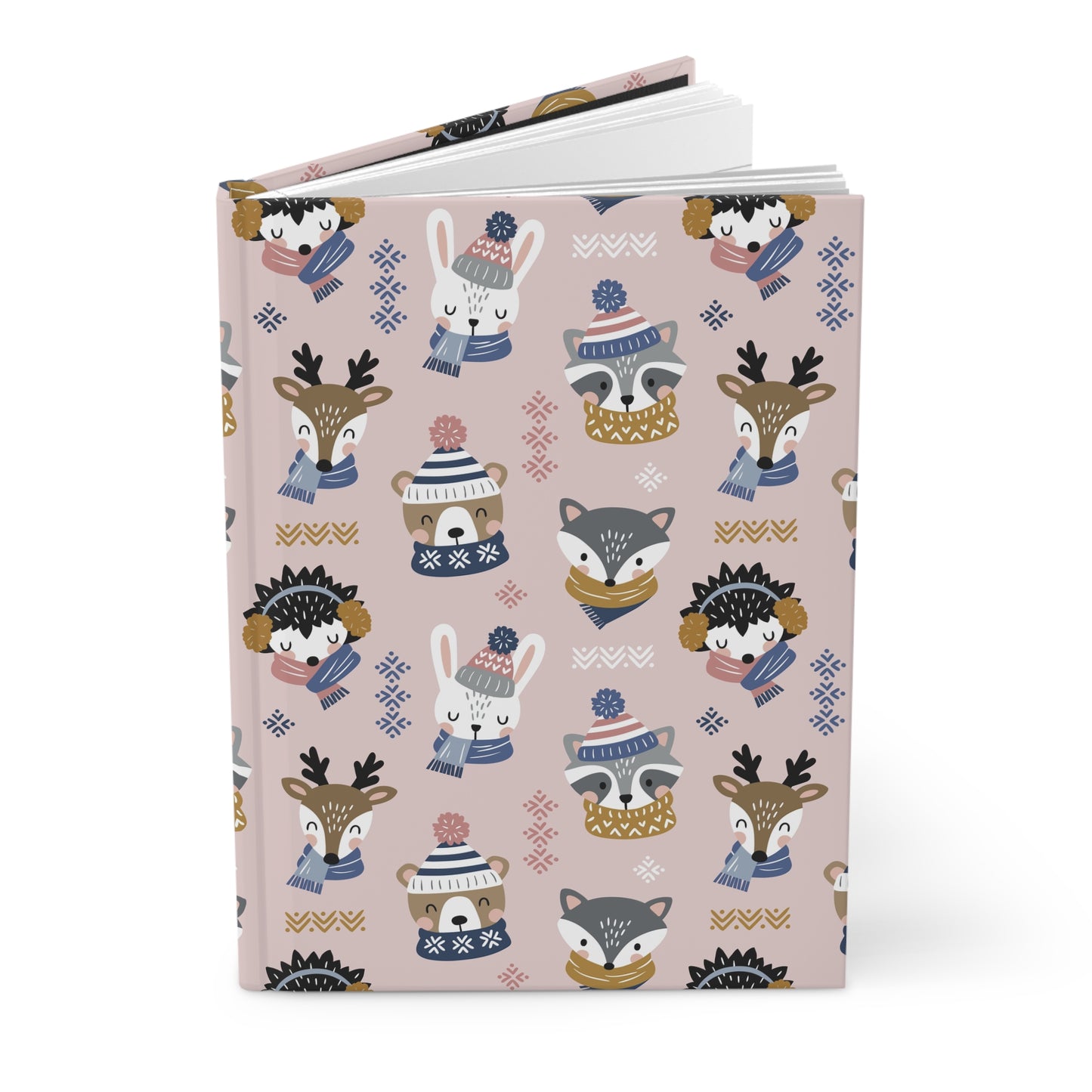 Winter Woodland Friends  | Hardcover Journal - Durable Quality Notebook