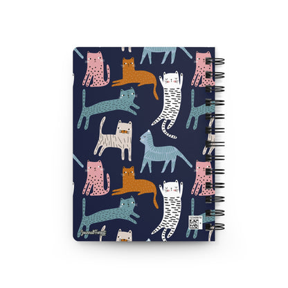 Whiskered Wonders | Spiral Bound Journal | Made In The USA